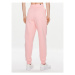 Puma Teplákové nohavice Ess+ Embroidery 670007 Ružová Regular Fit