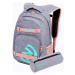 Meatfly EXILE Backpack, Pink/Grey Heather