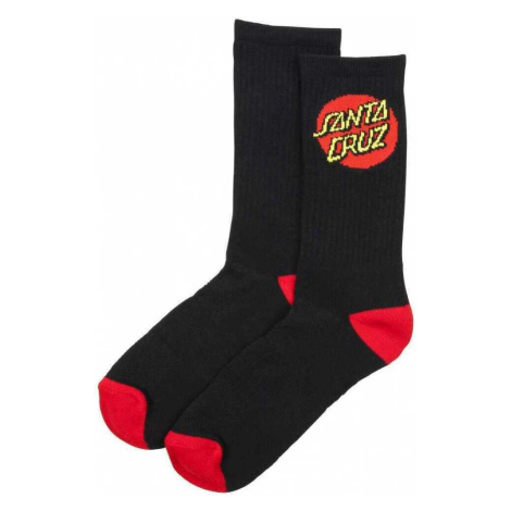 Santa Cruz  Classic dot sock (2 pack)  Ponožky Biela