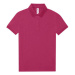 B&amp;C Dámske polo tričko PW461 Meta Fuchsia