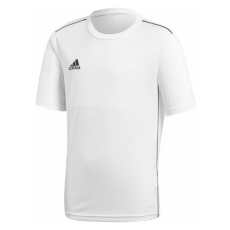 adidas CORE18 JSY Y Juniorský futbalový dres, biela, veľkosť