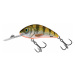 Salmo wobler rattlin hornet floating yellow holographic perch-4,5 cm 6 g