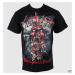 Tričko metal ROCK OFF Slayer World Painted Blood Skull Čierna