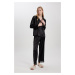 DEFACTO Fall In Love Regular Fit Long Satin Pajama Bottoms