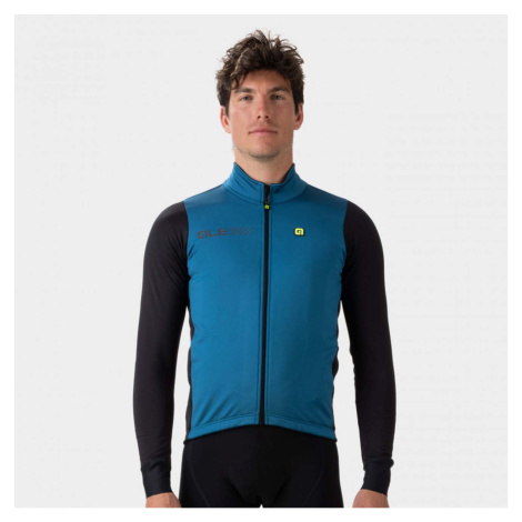 ALÉ Cyklistická zateplená bunda - FONDO 2.0 SOLID - modrá/čierna