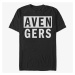 Queens Marvel Avengers Classic - AVENGERS Icon Men's T-Shirt Black