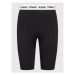 Tommy Jeans Športové kraťasy Tjw Logo DW0DW13591 Čierna Slim Fit
