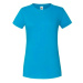 Blue Iconic women's t-shirt in combed cotton Fruit of the Loom