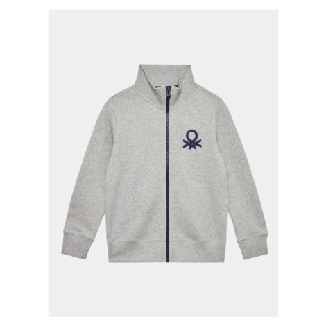 United Colors Of Benetton Mikina 3J68C501B Sivá Regular Fit