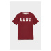 TRIČKO GANT MD. GANT SS T-SHIRT PLUMPED RED