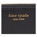 Kate Spade Veľká dámska peňaženka Monogram Saffiano Leather Zip Ar K8917 Čierna