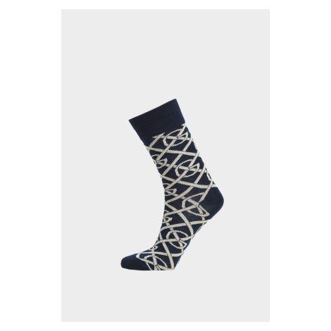 PONOŽKY GANT G PATTERN SOCKS EVENING BLUE