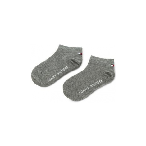 Tommy Hilfiger Súprava 2 párov detských členkových ponožiek 301390 Sivá