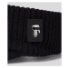 Šiltovka Karl Lagerfeld K/Ikonik 3D Pin Knit Visor