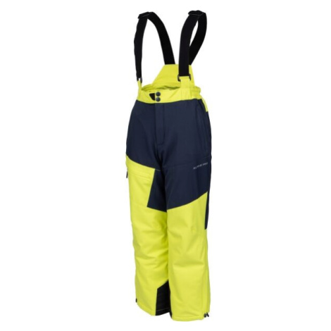 ALPINE PRO Chlapčenské lyžiarske nohavice Chlapčenské lyžiarske nohavice, žltá, veľkosť