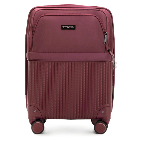Malý bordový cestovný kufor Wittchen 56-3S-881-35