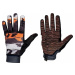 Northwave Air Glove Full Finger Black/Orange/White Cyklistické rukavice