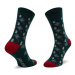 Jack&Jones Súprava 3 párov vysokých pánskych ponožiek Jacjolly 12197558 Zelená
