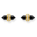 Thomas Sabo H2281-177-11 Gold stud earrings with black onyx