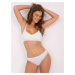 Women's white cotton panties