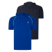 DUAL SET T8570 DEWBERRY HOODED MEN'S T-SHIRT-NAVY BLUE-SAX