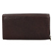 Dámska kožená peňaženka SendiDesign Alena - tmavo hnedá