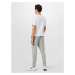 Nike Sportswear Nohavice  sivá melírovaná / biela