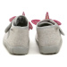 Befado 465P110 JEDNOROŽEC šedo ružové detské papučky