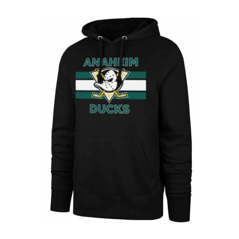 Men's Sweatshirt 47 Brand NHL Anaheim Ducks BURNSIDE Pullover Hood