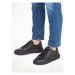 Calvin Klein Jeans Sneakersy Chunky Cupsole Mono Lth YM0YM00681 Čierna