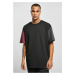 Organic Oversized Colorblock T-Shirt Black