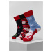 Santa Ho Christmas Socks - 3-Pack multicolor