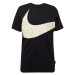 Nike Sportswear Tričko 'Big Swoosh'  čierna / biela