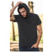 T8570 DEWBERRY HOODED MEN'S T-SHIRT-DARK ANTHRACITE