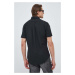 Košeľa Polo Ralph Lauren pánska, čierna farba, regular, s golierom button-down, 710867700