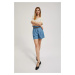 Women's denim shorts MOODO - light blue