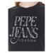 Pepe Jeans Tričko Linda PL505385 Sivá Boxy Fit