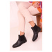 Soho Women's Black Crocodile Boots & Booties 17428