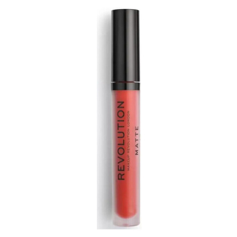 Makeup Revolution  Matte Lip Gloss - 134 Ruby  Lesky na pery Červená