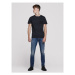 Jack&Jones Džínsy Glenn 12175888 Tmavomodrá Slim Fit