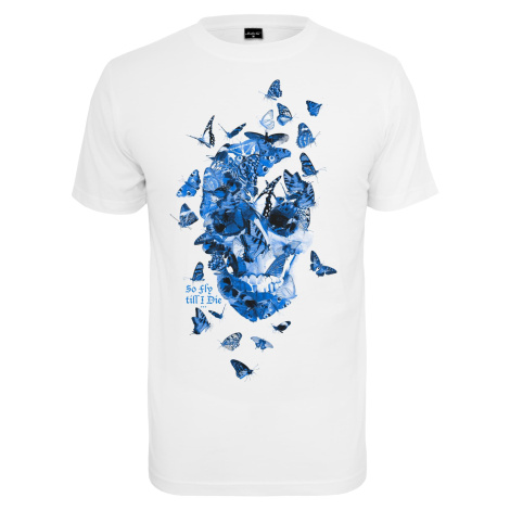 Men's T-shirt Butterfly Skull - white