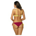 Žlto-fuchsiové push-up bikiny Virginia Magenta-Duffy M-456 (2)