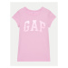 Gap Tričko 886003-00 Ružová Regular Fit