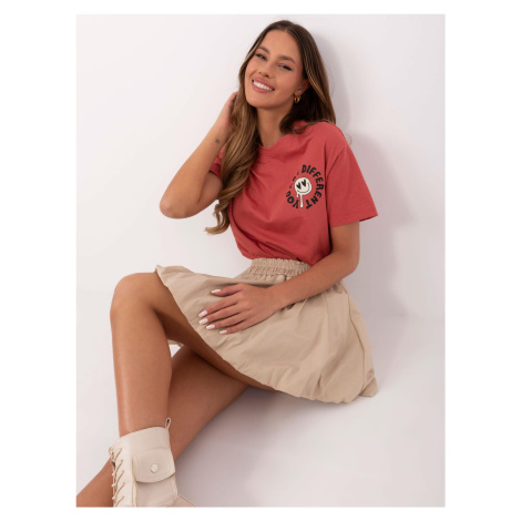 T-shirt-D12022AC02645E-coral Sublevel