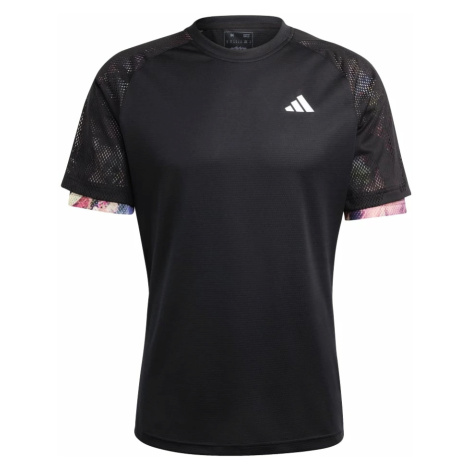 Men's adidas Melbourne Ergo Tennis HEAT T-Shirt. RDY Raglan T-Shirt Black L