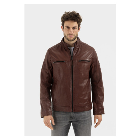 Bunda Camel Active Leather Blouson Brown2