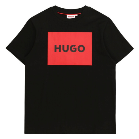 HUGO Tričko  červená / čierna Hugo Boss