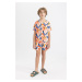 DEFACTO Boy's Patterned Swim Shorts