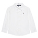 Tommy Hilfiger Košeľa Solid Poplin KB0KB06965 M Biela Slim Fit