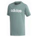 adidas YB E LIN TEE Chlapčenské tričko, svetlo zelená, veľkosť